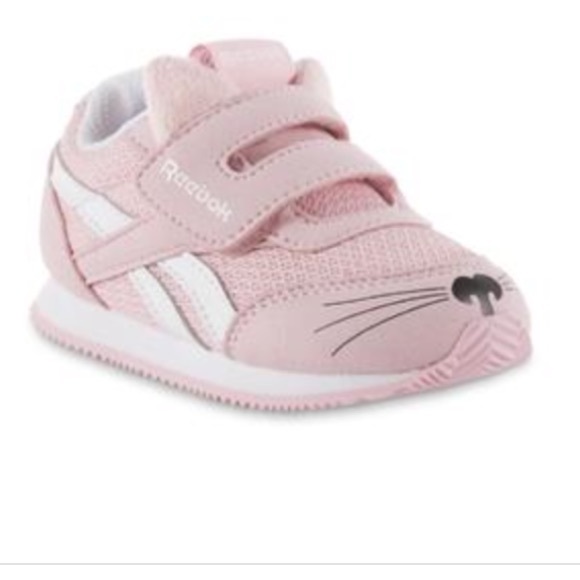 Reebok Shoes | Pink Kitten Cat Velcro Sneakers Toddler 8 | Poshmark